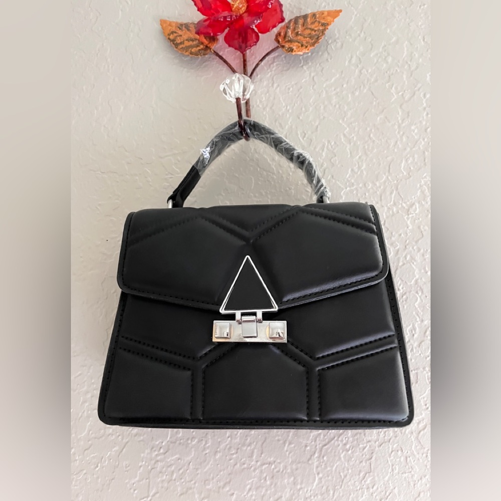 Women's handbag shoulder bag, black